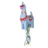 PINATA LAMA BLEU EN 3D A TAPER OU A TIRER