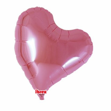 BALLON METALLIQUE COEUR SWEET ROSE 36CM 14" IBREX