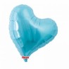 BALLON METALLIQUE COEUR SWEET BLEU CIEL 36 CM 14" IBREX