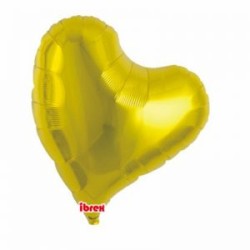 BALLON METALLIQUE COEUR SWEET OR 36CM 14" IBREX