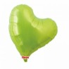 BALLON METALLIQUE COEUR SWEET VERT LIMETTE 36CM 14" IBREX