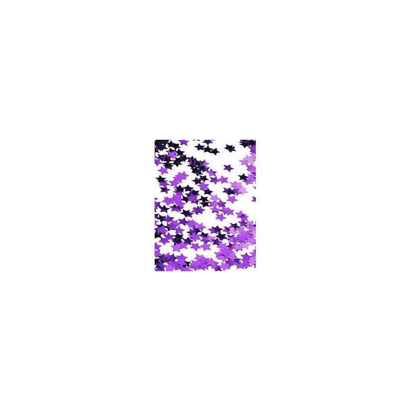 CONFETTIS DE TABLE ETOILES VIOLETTES 14G 