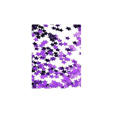 CONFETTIS DE TABLE ETOILES VIOLETTES 14G 