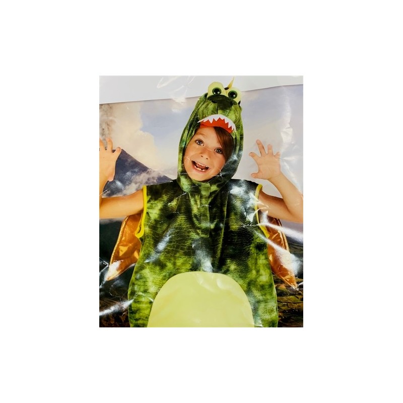 DEGUISEMENT DINOSAURE VERT AVEC LES AILES TAILLE XS 2-3 ANS  DEGUISEMENT DINOSAURE VERT AVEC LES AILES TAILLE XS 2-3 ANS