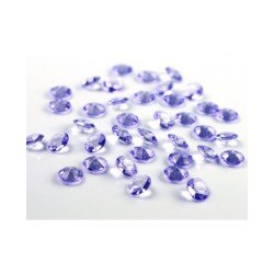 CONFETTIS DE TABLE DIAMANT LILAS