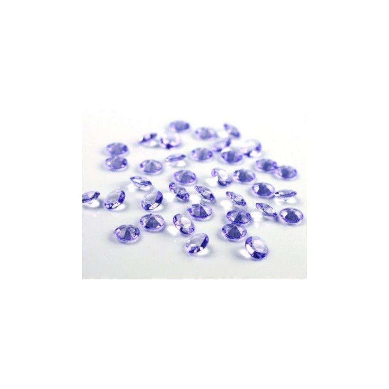 CONFETTIS DE TABLE DIAMANT LILAS