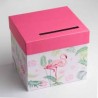 URNE FLAMANT ROSE 20,5 x 23 x 20,5 CM 