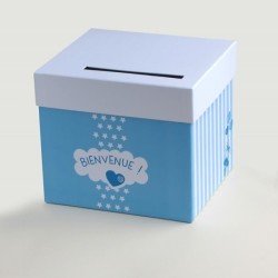 URNE BIENVENUE BLEUE