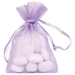 SACHET ORGANZA PAR 10 LAVANDE