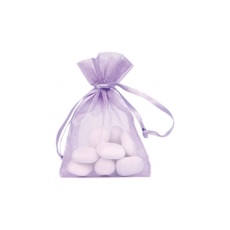 SACHET ORGANZA PAR 10 LAVANDE