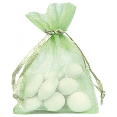 SACHET ORGANDI PETIT MODELE VERT CLAIR