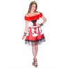DEGUISEMENT  REINE DE COEUR FEMME TAILLE S DEGUISEMENT  REINE DE COEUR FEMME TAILLE S