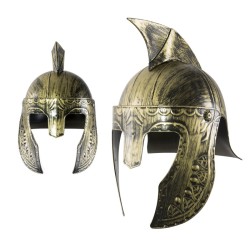 CASQUE DE GLADIATEUR OR ET NOIR 