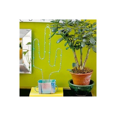 CACTUS LUMINEUX 42 CM DE HAUT