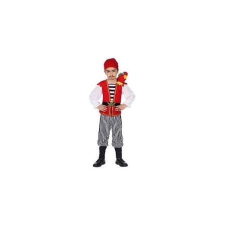 DEGUISEMENT PIRATE ROUGE TAILLE 116 CM 