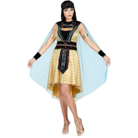 DEGUISEMENT EGYPTIENNE NOIR ET OR TAILLE XS