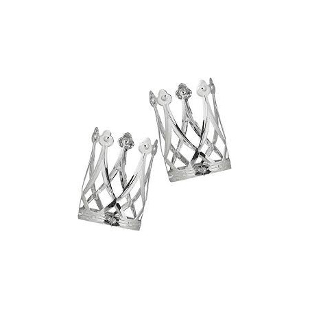 PETITE COURONNE EN ALUMINIUM ARGENT 