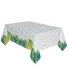 NAPPE EN PAPIER FEUILLES VERTES TROPICALES 120 X 180 CM