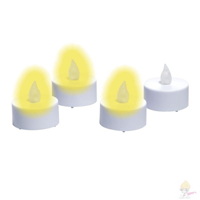 4 BOUGIES CHAUFFE PLAT LED