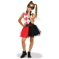 DEGUISEMENT HARLEY QUINN ROBE TUTU 4-6 ANS 