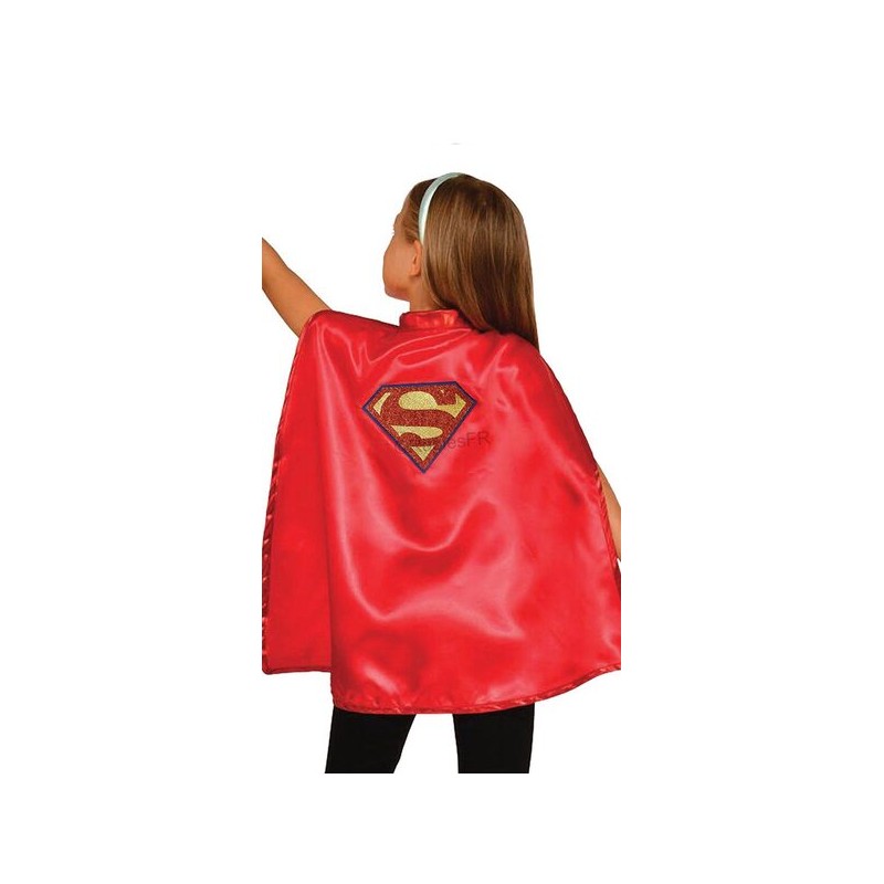 CAPE + SERRE TETE SUPER GIRL 