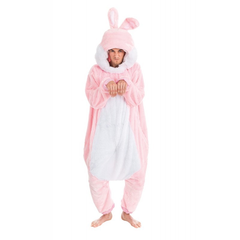 DEGUISEMENT BIG LAPIN ROSE 180 CM