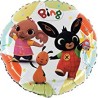 BALLON METALLIQUE LAPIN BING ROND DE 45 CM 