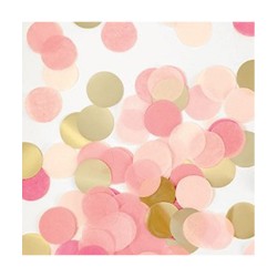 CONFETTI PARTY ROSE ET OR 