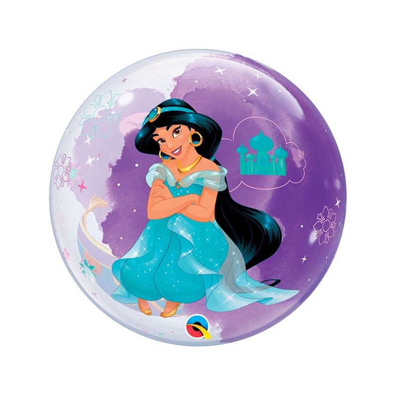 BALLON BUBBLES PRINCESSE JASMINE DISNEY 56CM