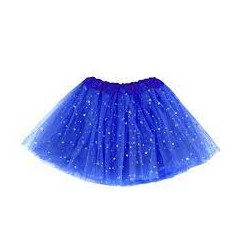 TUTU  PAILLETEE BLEU