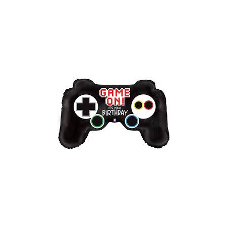 BALLON METALLIQUE MANETTE DE CONSOLE 91 CM 