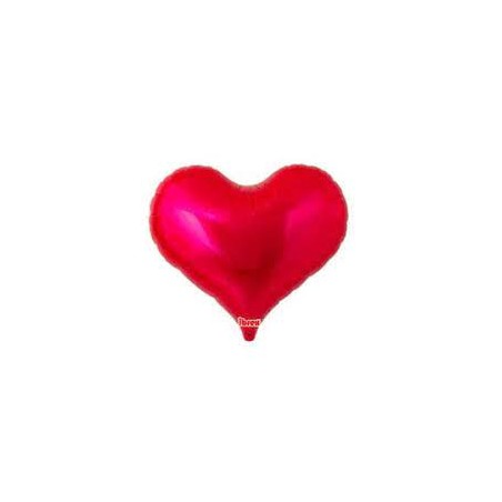 BALLON METALLIQUE COEUR JELLY ROUGE 36 CM 14" IBREX