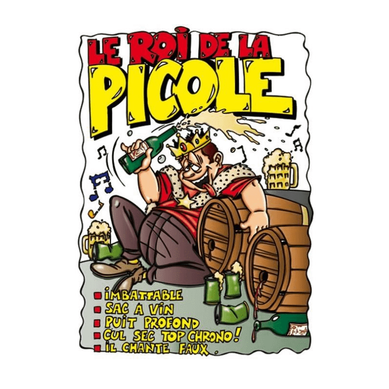 T-SHIRT LE ROI DE LA PICOLE 