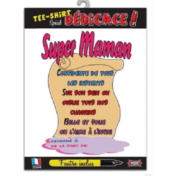 T-SHIRT SUPER MAMAN 