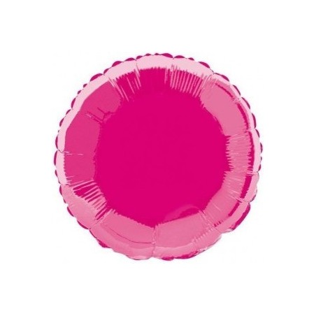 BALLON METALLIQUE ROND 91 CM FUSCHIA 