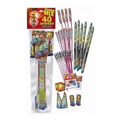 FEU D'ARTIFICE SACHET SENIOR MIX 41 ARTIFICES