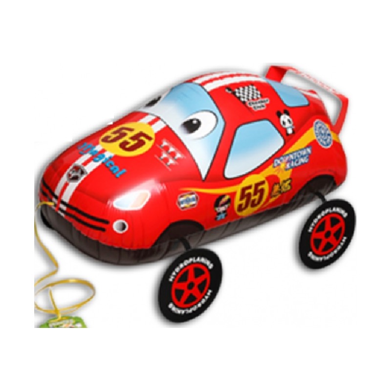 BALLON AIRWALKER VOITURE ROUGE 50 CM