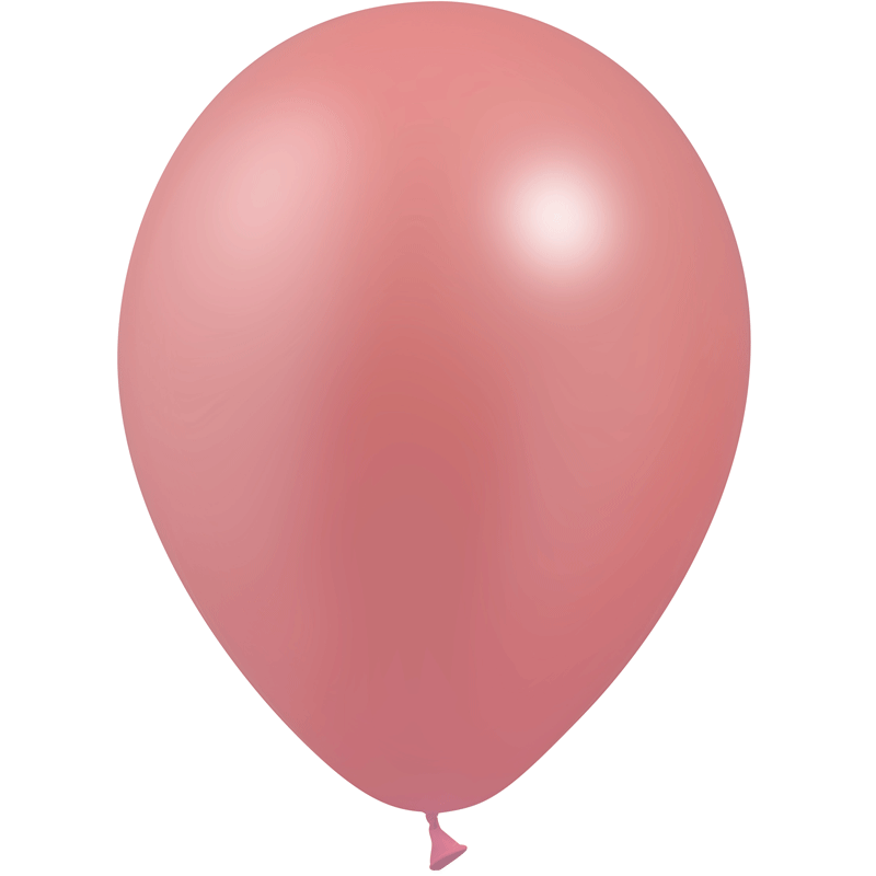 10 BALLONS LATEX 28 CM BALLONIA ROSE GOLD 