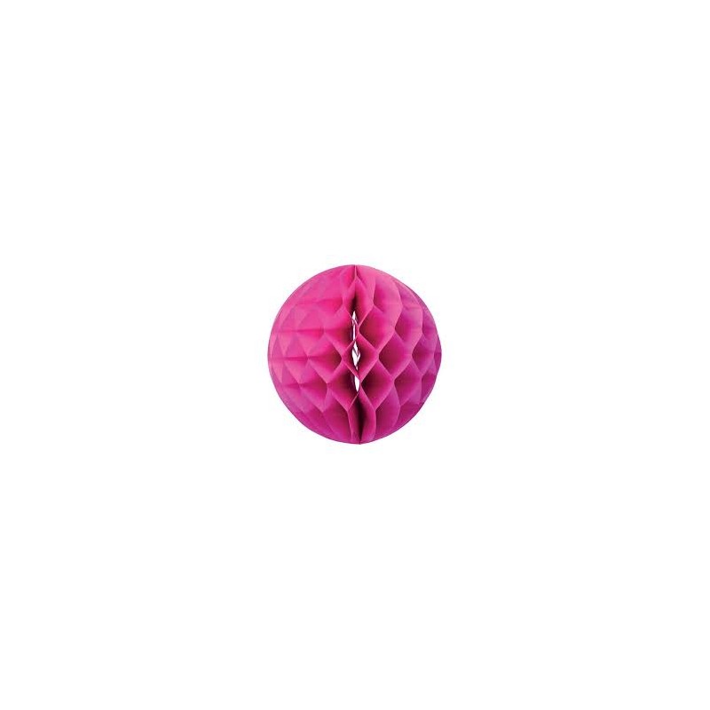 3 BOULES DECO 8 CM FUSHIA 