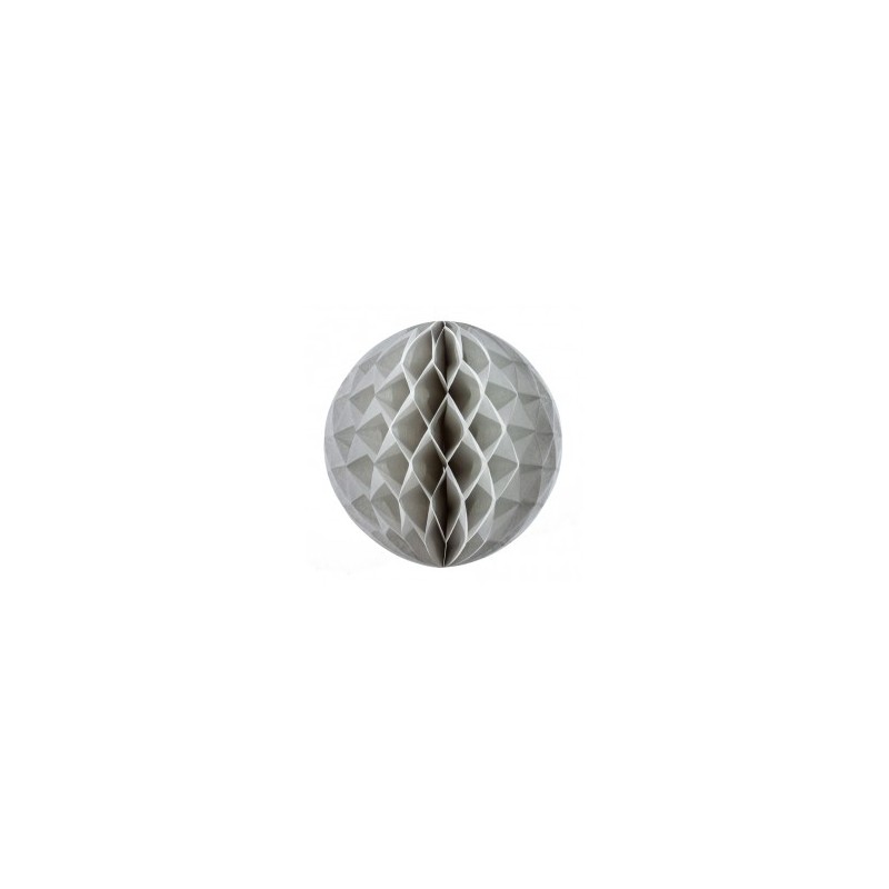 3 BOULES DECO 8 CM GRIS