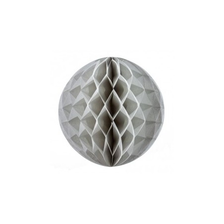 3 BOULES DECO 8 CM GRIS