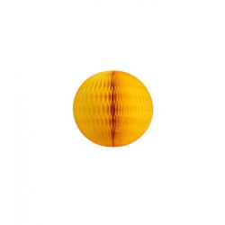 3 BOULES DECO 8 CM JAUNE D'OR