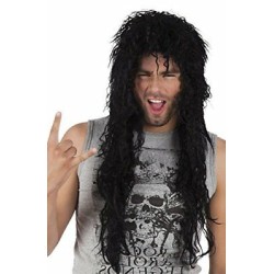 PERRUQUE COOPER ROCKEUR LONGUE NOIRE