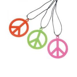 COLLIER HIPPIES 3 COULEURS ASSORTIES 