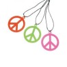 COLLIER HIPPIES 3 COULEURS ASSORTIES 