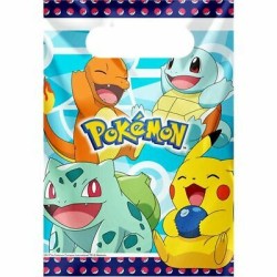 8 SACHETS PLASTIQUE POKEMON PIKACHU