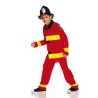 DEGUISEMENT POMPIER ROUGE TAILLE 9-11 ANS