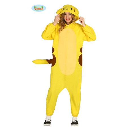 DEGUISEMENT CHINCHILLA ELECTRIQUE JAUNE TAILLE M