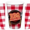 8 GOBELETS CARTON GEANTS BARBECUE 300 ML 8 GOBELETS CARTON GEANTS BARBECUE 300 ML