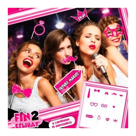 PHOTO BOOTH ENTERREMENT DE VIE DE JEUNE FILLE 